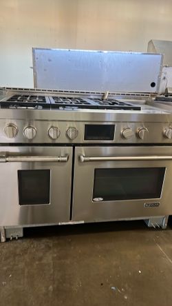 JENN AIR 48”WIDE ALL GAS RANGE STOVE STAINLESS STEEL