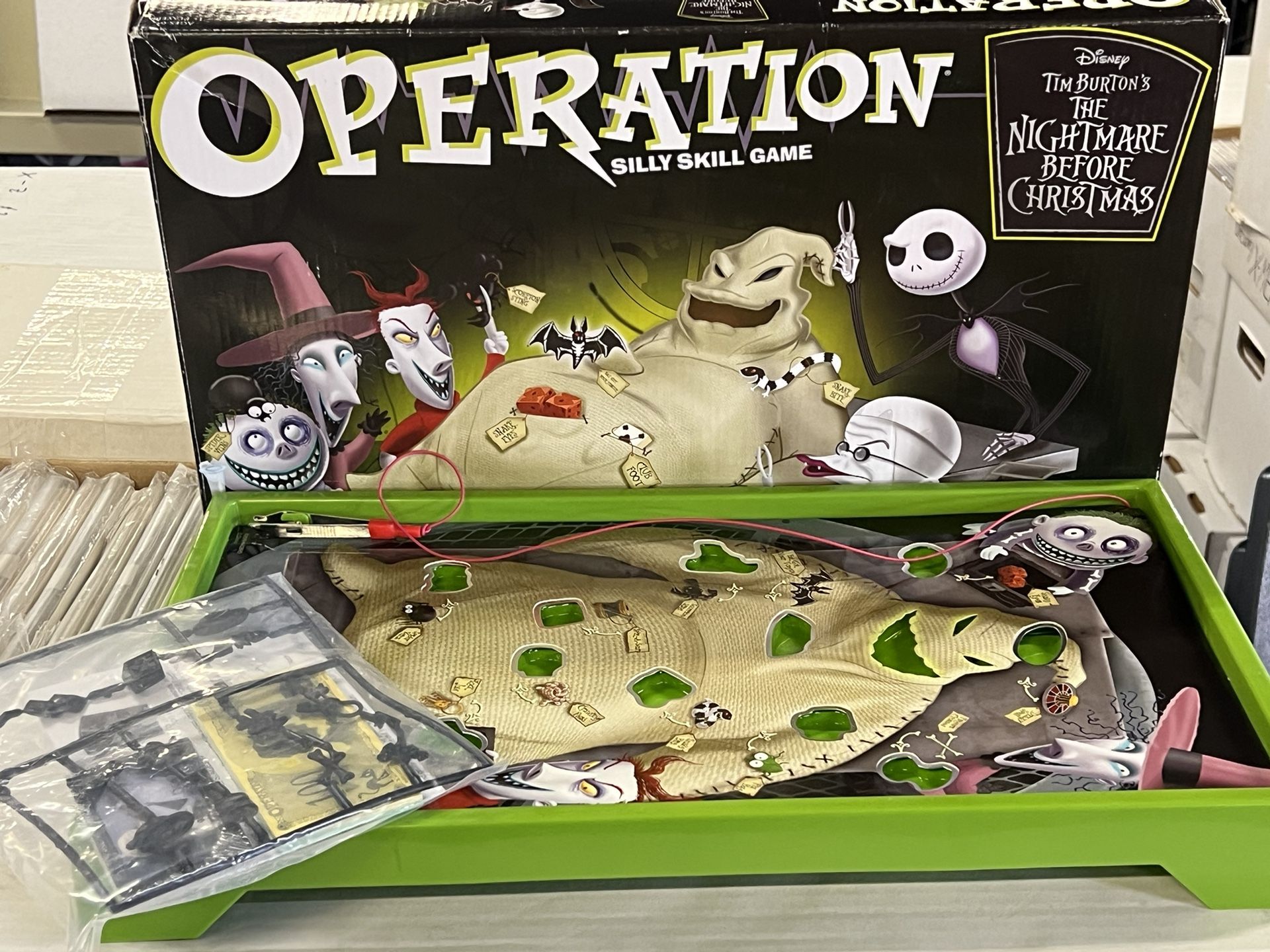 Disney Tim Burton’s The Nightmare Before Christmas Operation Board Game