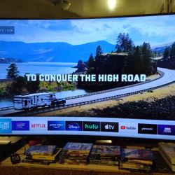 70 Inch Samsung Curved Smart Tv W Remote, Can Deliver For Xtra $10