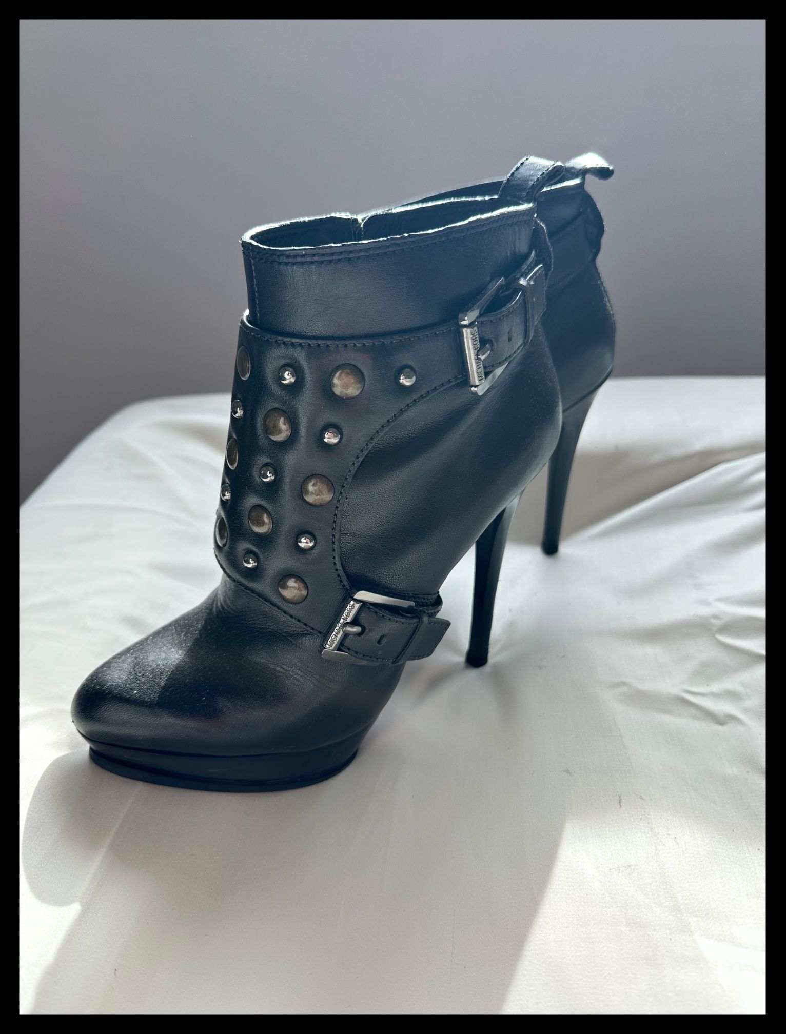 Michael Kors Studded Black Booties