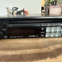 Alpine Juba 7909J Ampless CD Player Car Audio, Fully Functional