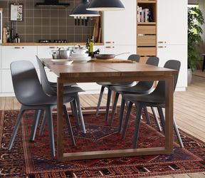 Dining table -Oak veneer brown