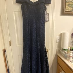  Brand New Dress Navy Blue Size 10  L@@k!!!!