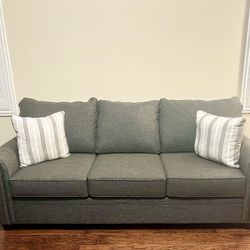 Sofa set with pillows