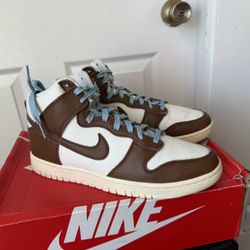 10.5M NIKE DUNK HIGH PECAN BROWN PRE OWNED ORIGINAL BOX