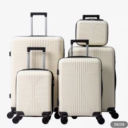 New 5 Piece luggage set