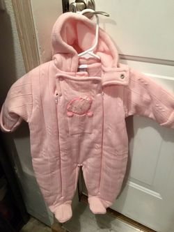 Girls Bunting Coat 3-6 months