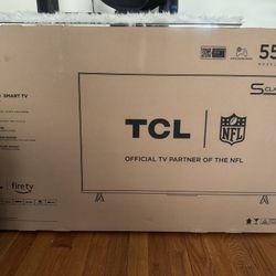 TCL 55” 4K UHD Smart TV (Fire TV Edition) – Dolby Vision –  New Still In Box 