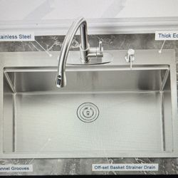 New Stainless Steel Kitchen Sink