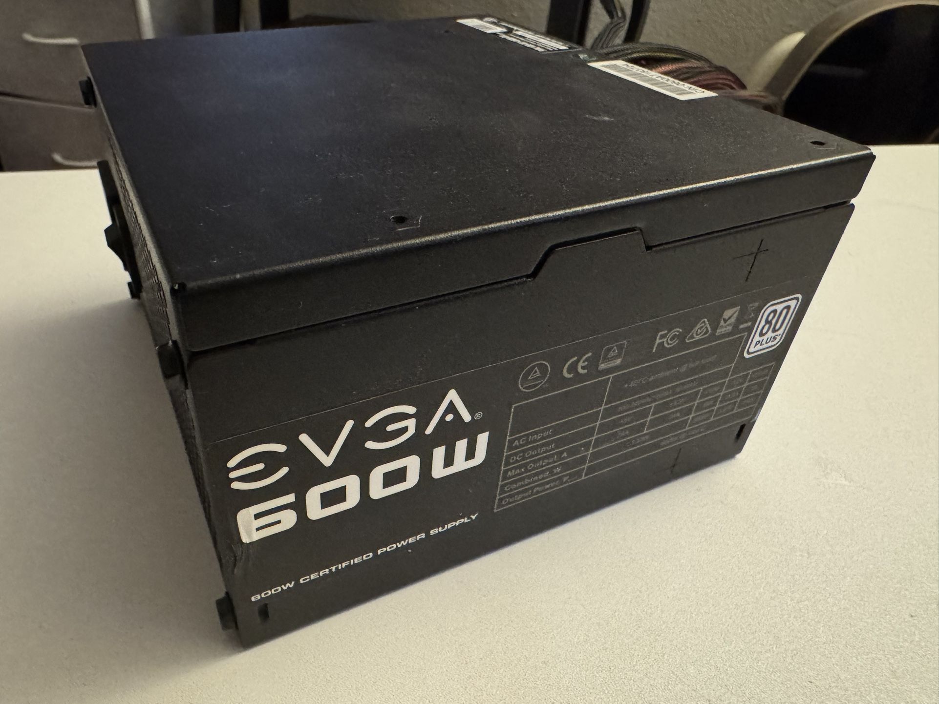 EVGA 600W 80 Plus Certified Power Supply 100-W1-0600RX