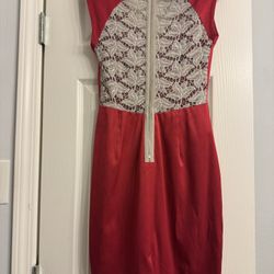 Beautiful Red Cocktail Dress Sz 0