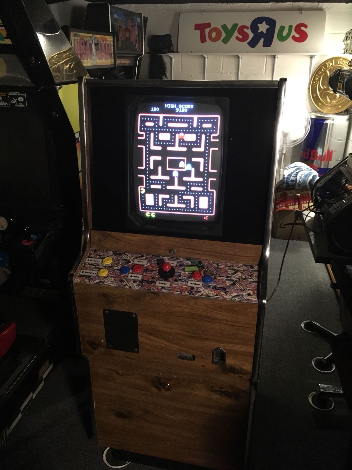 48-IN-1 MULTICADE ARCADE MACHINE! PACMAN DONKEY KONG FROGGER GALAGA! GAME ROOM MAN CAVE BAR PINBALL