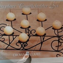 Fire Place Candle Holder 9 Candles