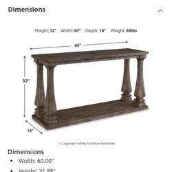 Entry Way Table/console 