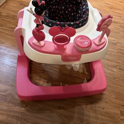 Disney Baby Minnie Mouse Walker – Pink & Black, Gently Used