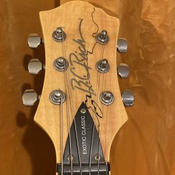 2010 BC Rich Mockingbird Exotic Classic Spalted Maple Neck Thru Body Electric Guitar~RARE!