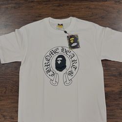 Chrome hearts x bape tshirt