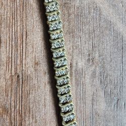 14k Gold Diamond Tennis Bracelet.