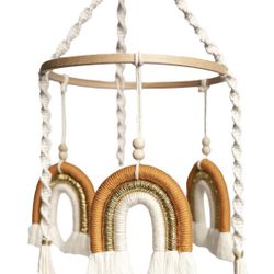 16’ tall handmade Rainbow Baby Mobile