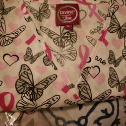 Scrubs Tops (Breast Cancer Awarwness)
