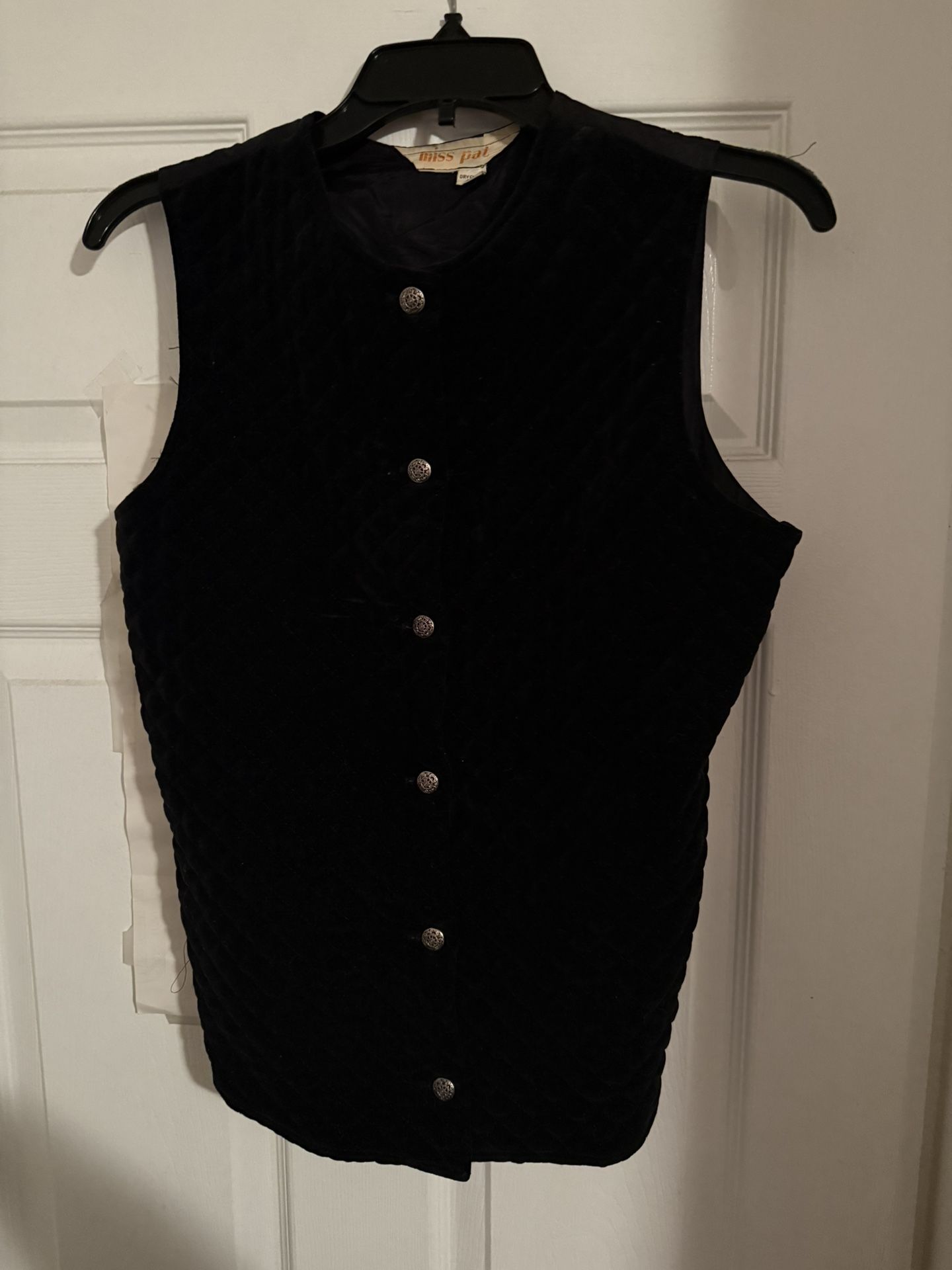 Black Quilted Vest