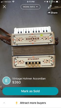 Vintage Hohner Accordian