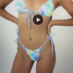Blackbough Luv Touch String Bikini Too And Bottom Size Medium