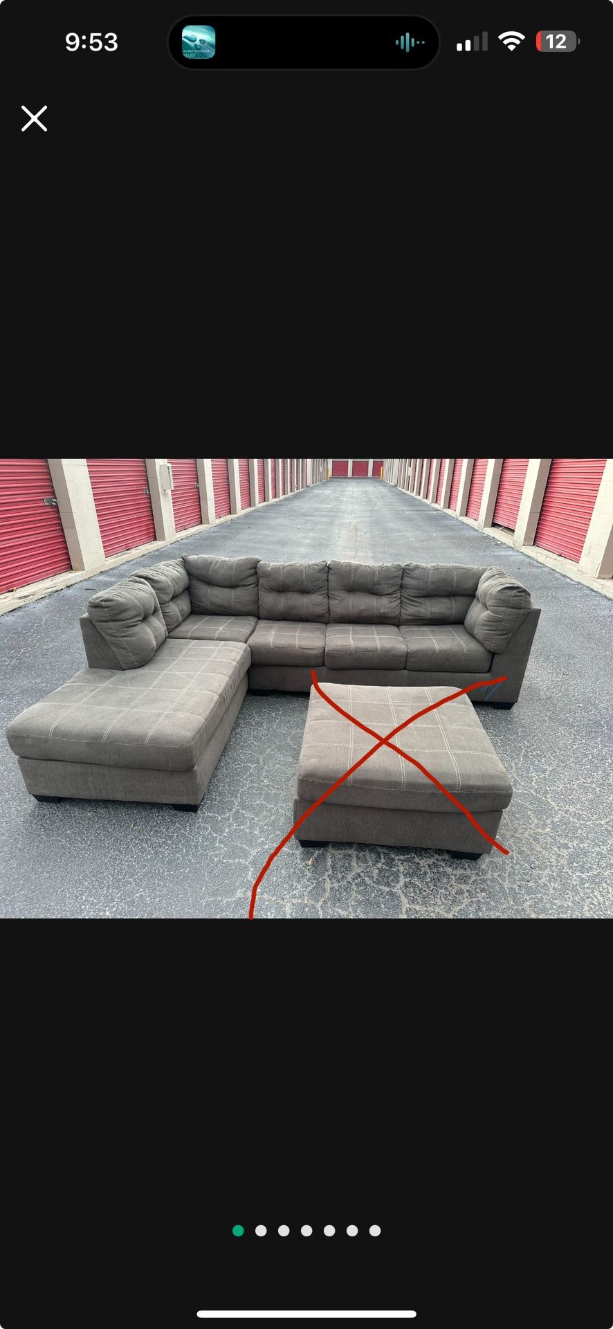 Sectional Couch With No Ottoman 🔥🔥