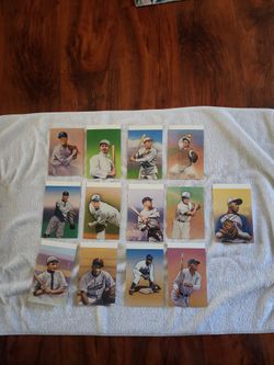 12 United States Post Office Autographed Baseball Postcards 