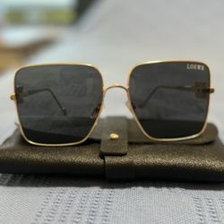 Loewe Gold Sunglasses Grey lens 