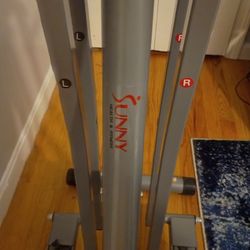 Sunny Health & Fitness Smart Air Walk Elliptical, Foldable Machine