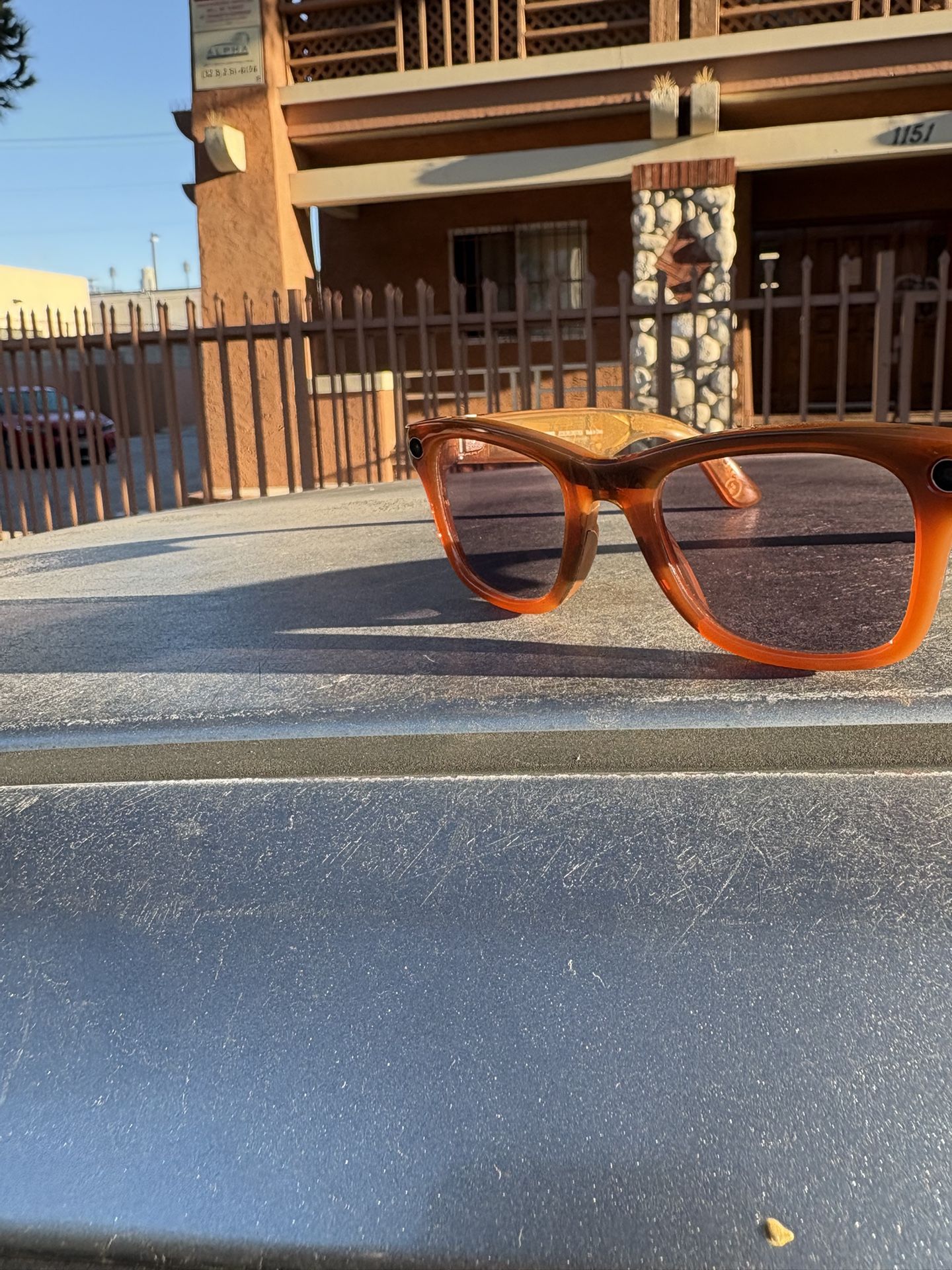 Ray Bans Brown Meta Transition 