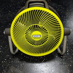 14" Ryobi  18v Battery Operated Fan