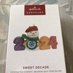 Hallmark 2024 “Sweet Decade” Ornament NEW