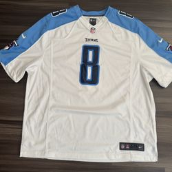 Nike On-Field Tennessee Titans Marcus Mariota #8 Away Jersey Men’s 2XL 
