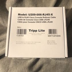 Tripp Lite USB To Rj45 Console Cable 