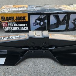 Jack 1.5 Ton/3000 lbs Scissors Jack Open-box Never Used