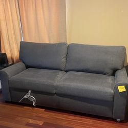 Grey Full Sleeper Sofa 