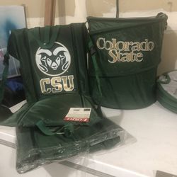 CSU Fans! Two Bleacher Chairs And Two Buckets! 