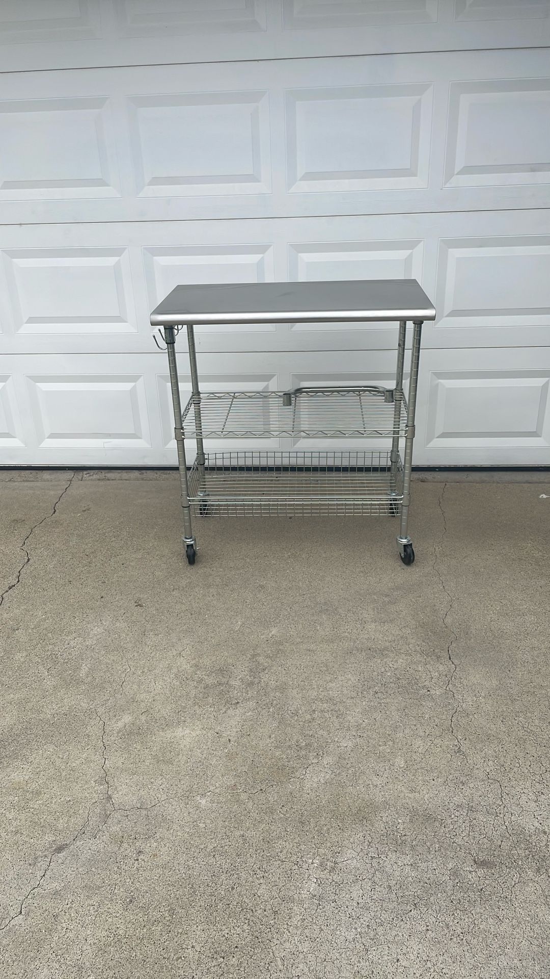 Trinity Stainless Steel Kitchen Cart