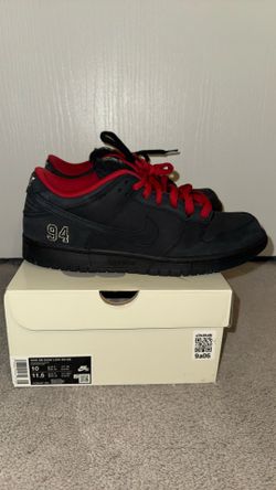 Nike SB Dunk Low Supreme 94 Black Sz. 10