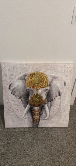 Elephant Canvas Art