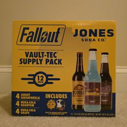 Jones Soda Co. Fallout Vault-Tech Supply Pack, 12 fl oz, 12-count