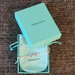 Authentic Tiffany & Co Sterling Silver Bracelets And Necklace 