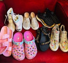 Girls Mixed Lot of 7 Pairs of Shoes