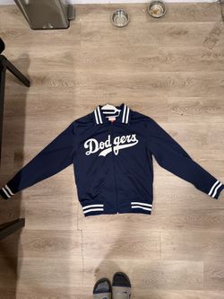 LA Dodgers Navy Blue Zip-Up Jacket