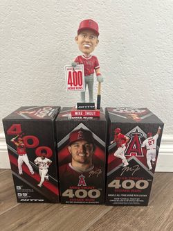Mike Trout 400 homerun  Bobblehead  New in Box