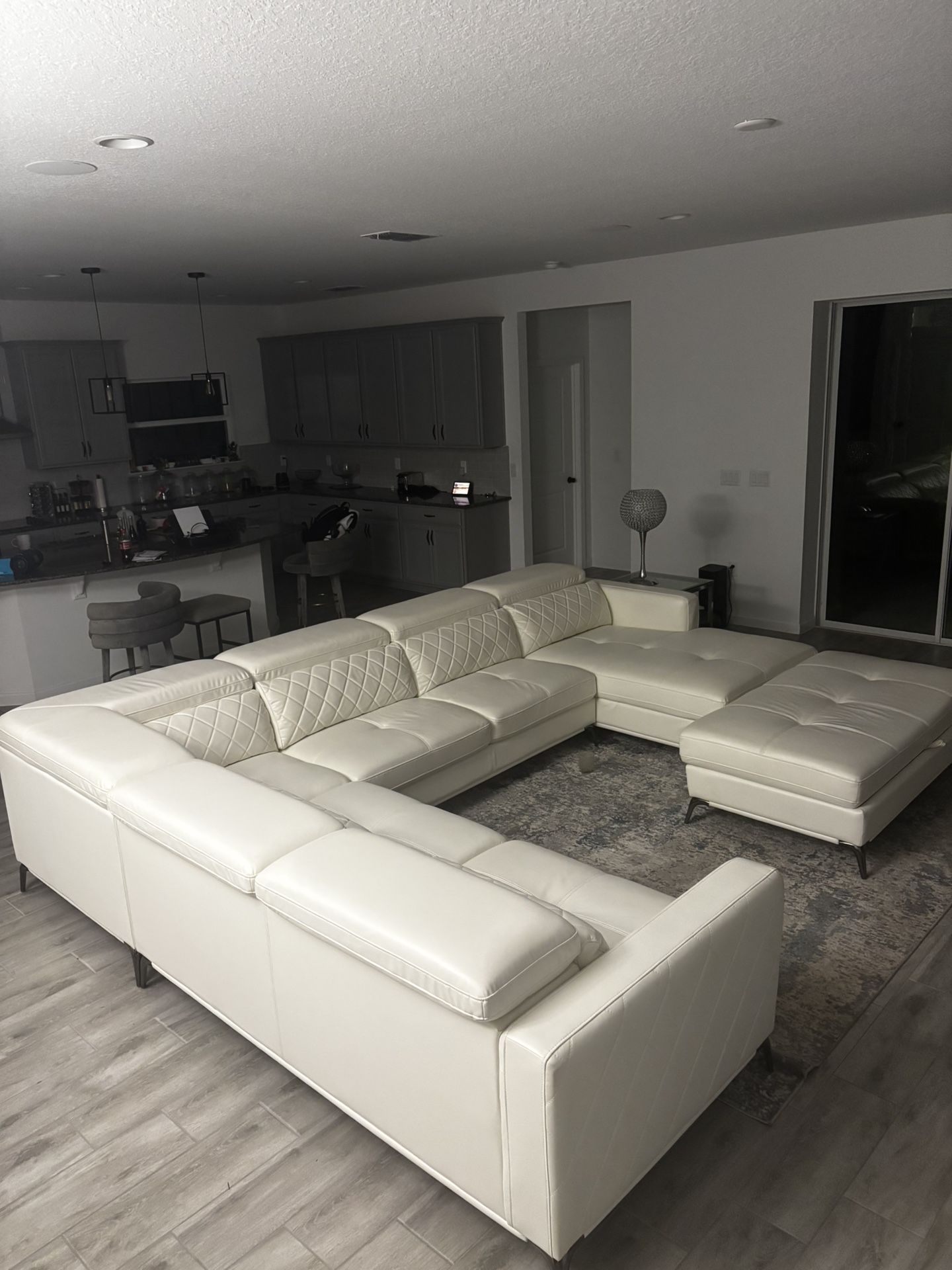 White couch