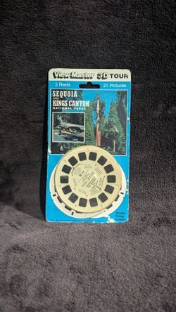 Vintage View-Master 3D Tour: Sequoia and Kings Canyon National Parks (3 Reels, 21 Pictures)