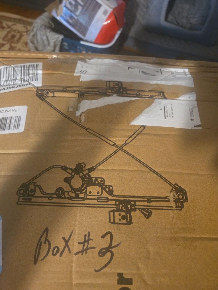 R R Window Regulator And Motor